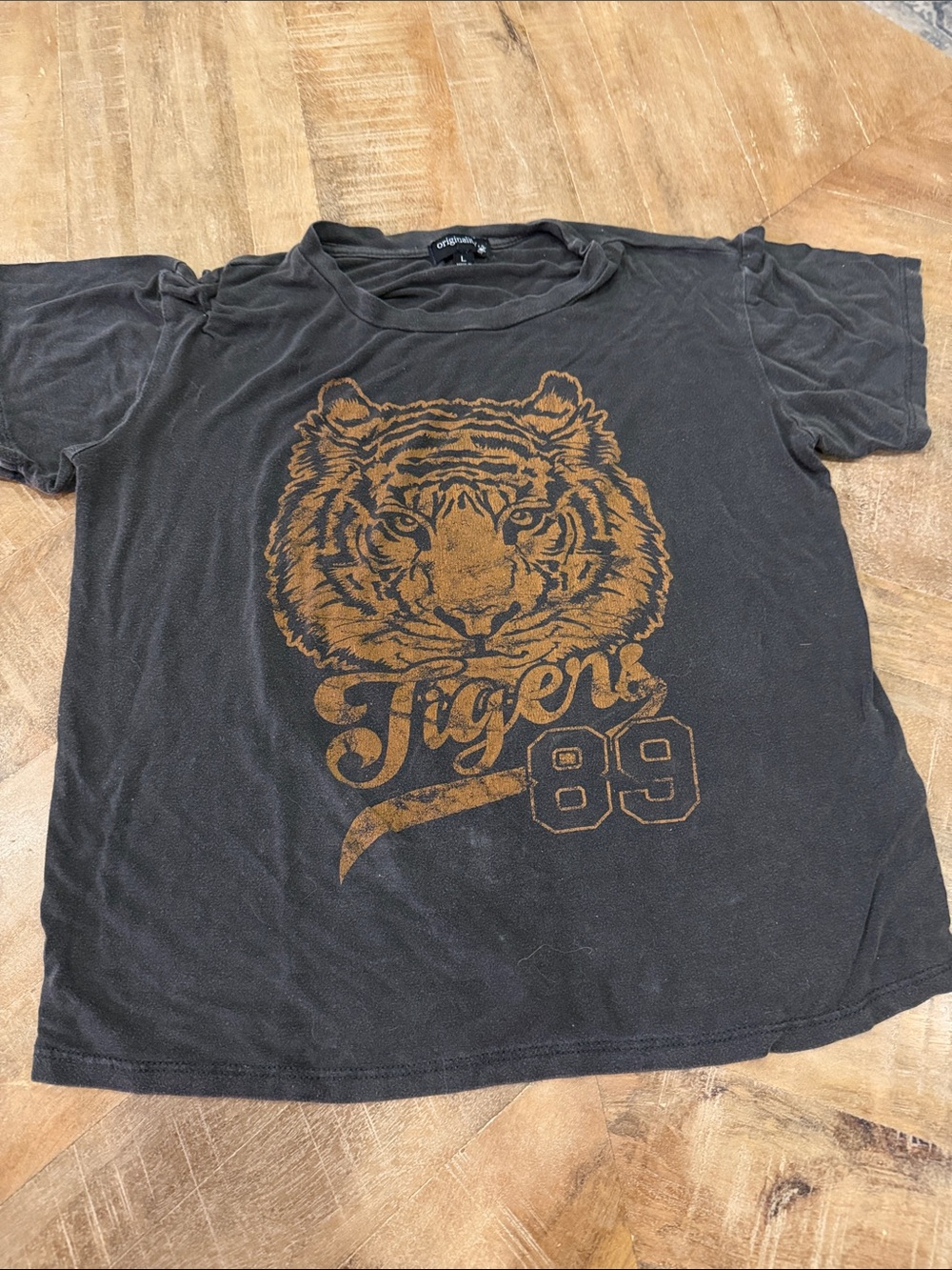 Kids Black Tiger Graphic Tee - Unlabeled Brand